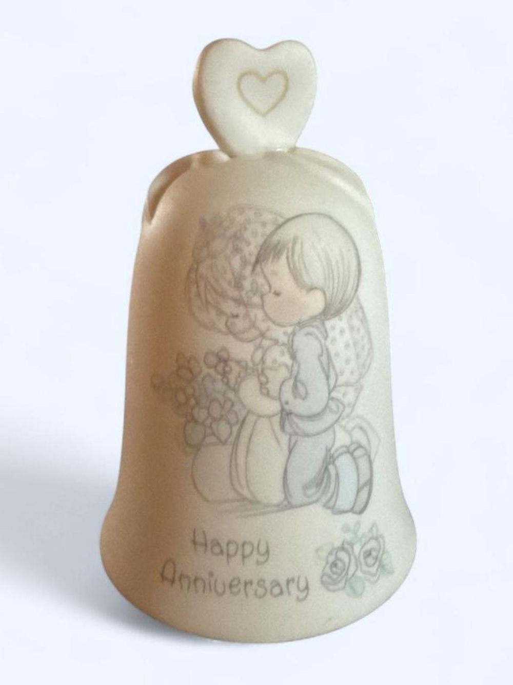 Department 56 Cream Anniversary Ceramic Bell